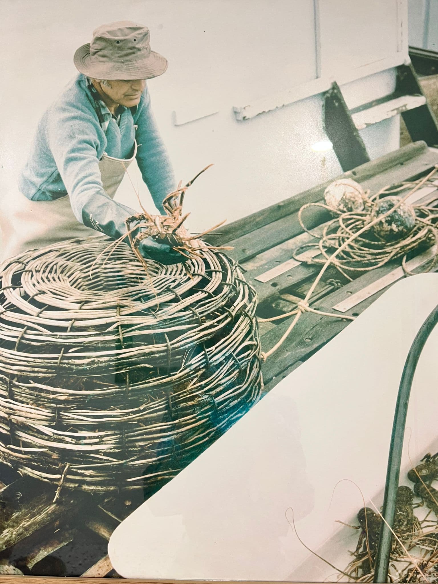 Tony Vinci onboard the Marpete