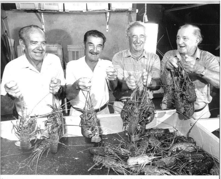 Felice Miragliotta, Victor Basile, Frank Bombara, Bill Burton GFC Founder members